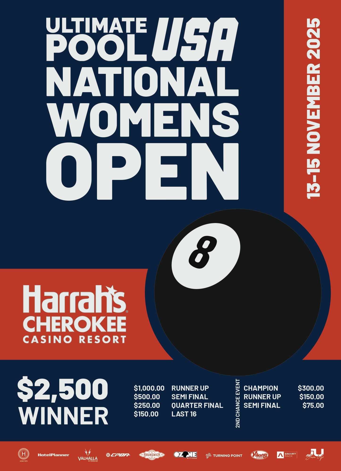 National Women's Open Entry - 13-15 November 2025