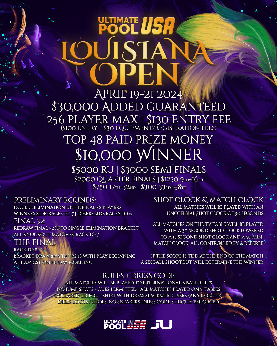 Louisiana Open Entry - April 19-21
