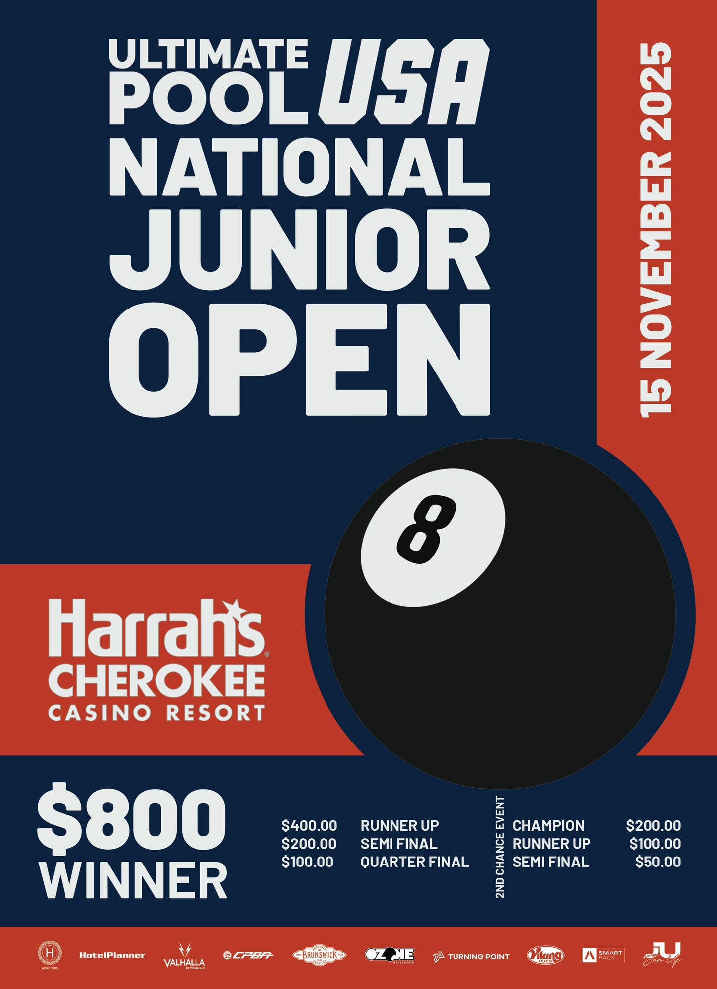 National Junior Open Entry - 15 November 2025