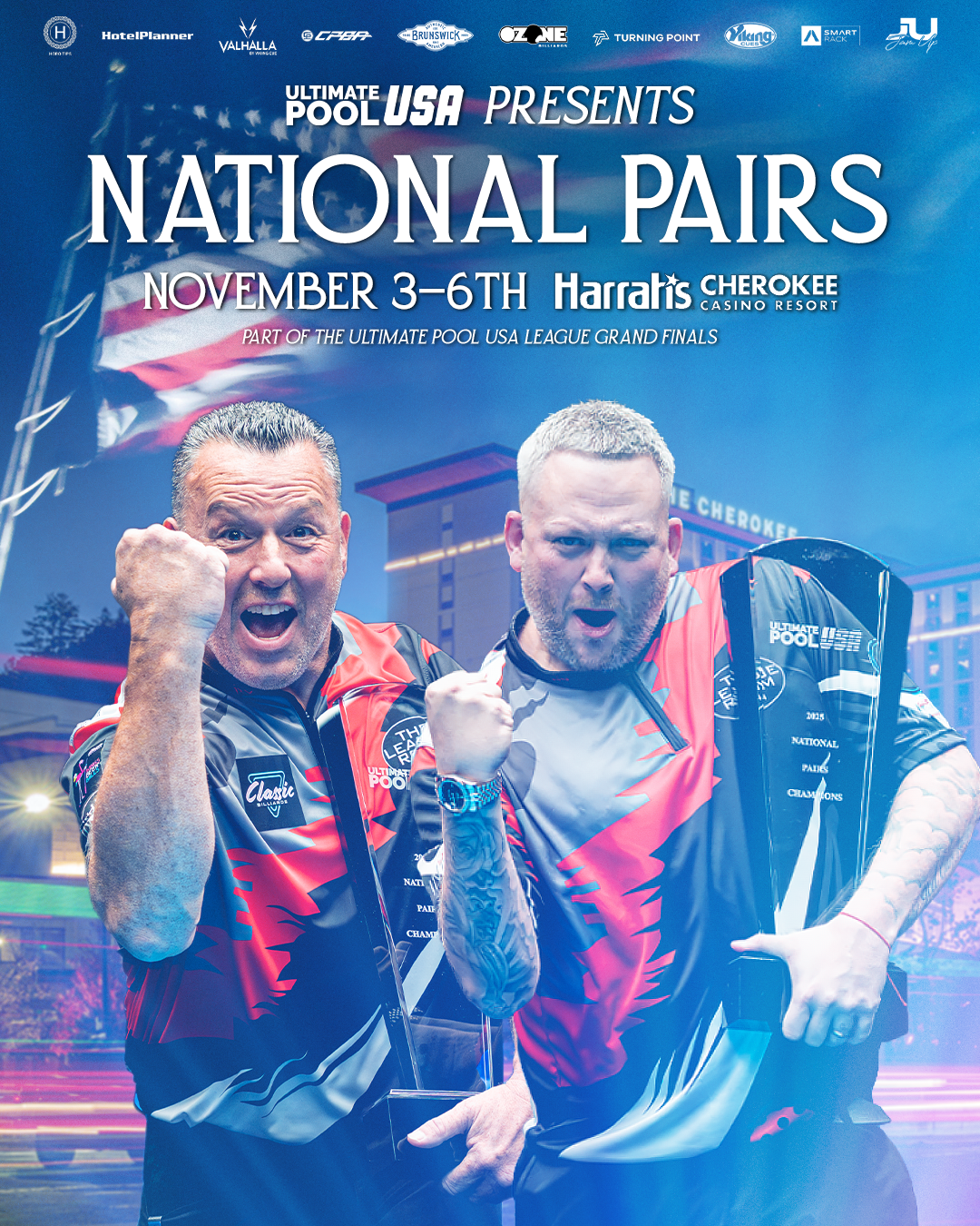 National Pairs Entry 3-6 November 2026