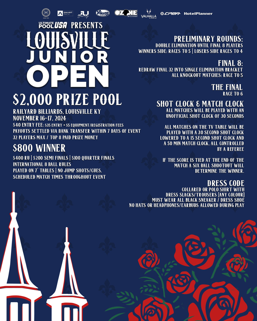 Louisville Junior Open Entry - November 16-17 2024